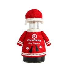 Kikkoman Christmas Special Limited Edition Soy Sauce Glass Bottle NEW 2025 Rare