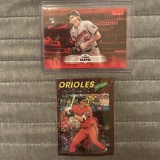 2025 Topps Stadium Club - Coby Mayo #62 Red Foil (RC)
