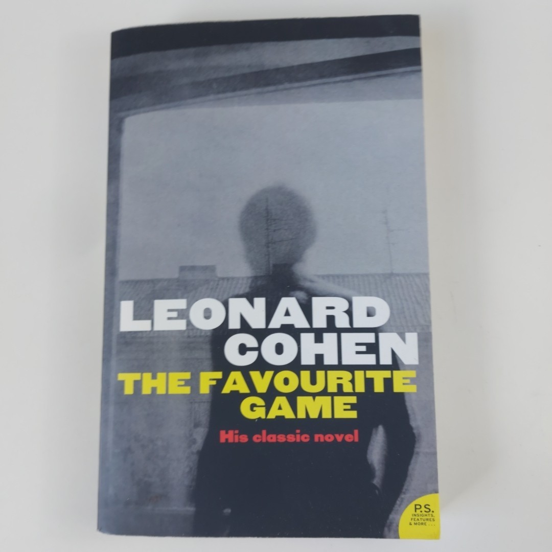 Leonard Cohen Paperback Novel - The Favourite Game (Excellent Condition)