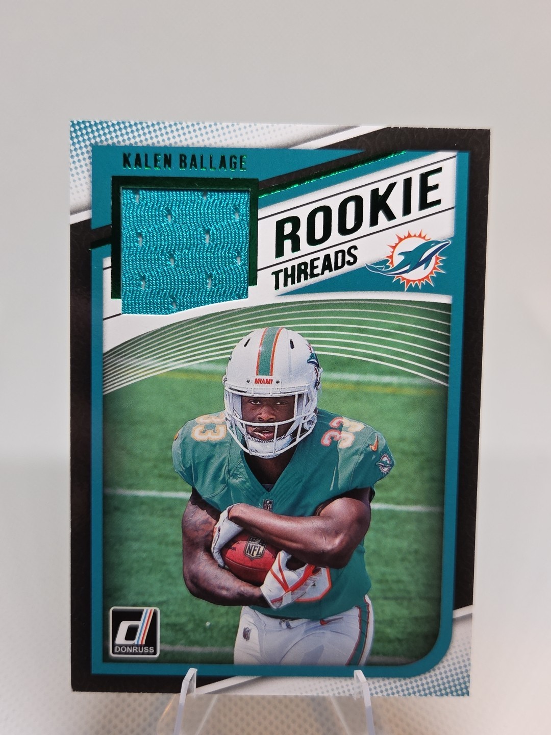 Kalen Ballage Panini Donruss Rookie Threads #30 Base