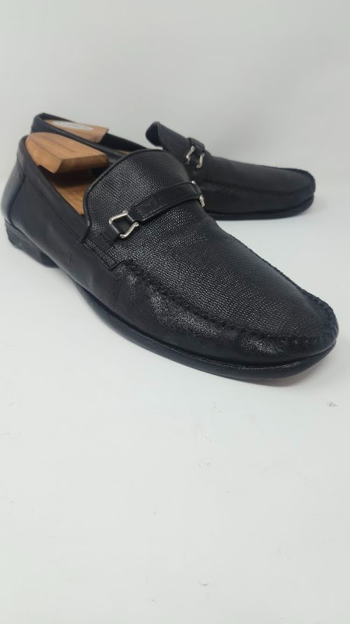 Bruno Magli Taccola Men's Loafers Size 11 M Black Leather Bit Slip On Italy image 2
