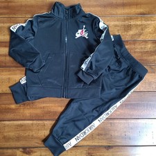 NIKE AIR JORDAN FULLZIP JACKET and Joggers 24M, Black/White/Red