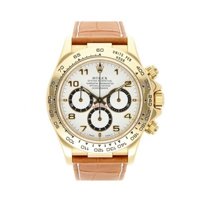 ROLEX DAYTONA 40 REF. 16518 WHITE DIAL 18K GOLD 1991 ORIGINAL BOX