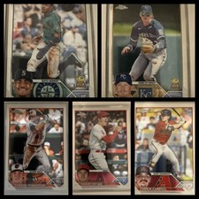 2023 Topps Chrome Baseball – Complete 220 Card Base Set! Pick Your Cards #1-220