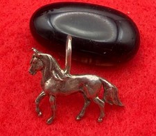 Sterling Silver Running Stallion Horse Pendant