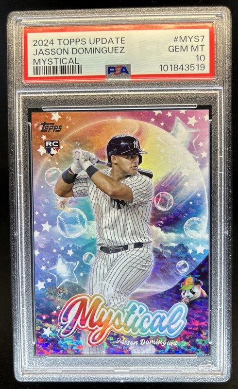 2024 Topps Update Jasson Dominguez Mystical RC Rookie #MYS-7 Yankees PSA 10