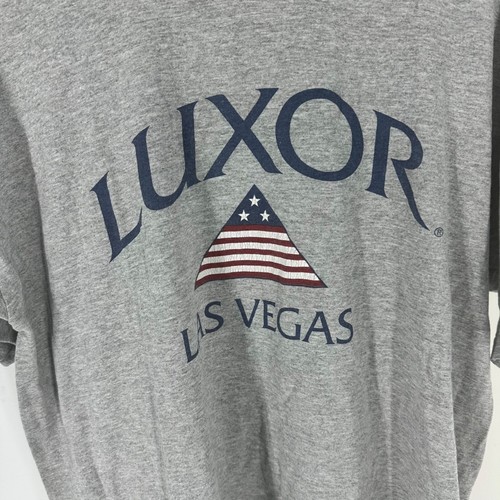 Vintage Luxor Las Vegas Gray T-Shirt By Pyramid Creations