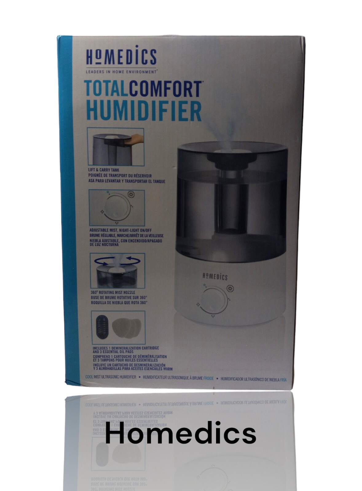 Homedics total comfort humidifier UHECM58BY, Open Box/New. eBay