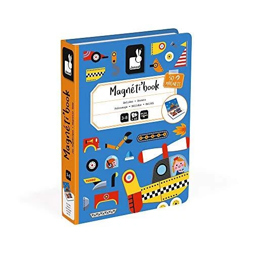 Magnetibook Racers Preschool Magnetic Toy for Creative Vehicle Building - Image 2 of 4