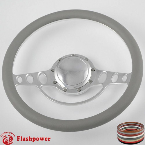 Volantes Billet 14" color tostado medio envoltorio Buick Cadillac Pontiac GTO Firebird - Imagen 7 de 11