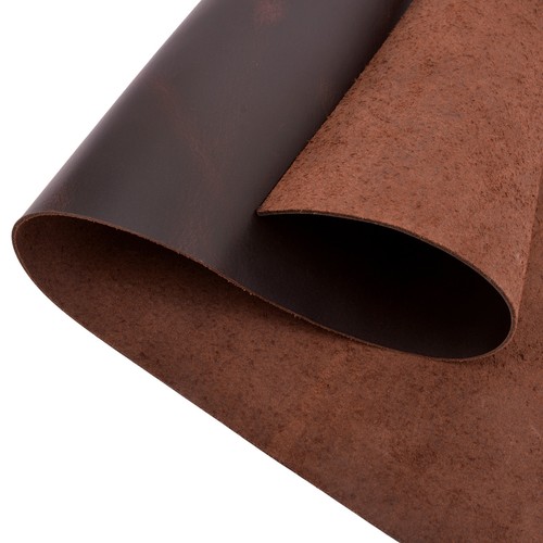 5/6oz First Layer Oil-waxed Leather Sheets Tooling Cowhide Square 12"X36" 12"X6" - Picture 26 of 33