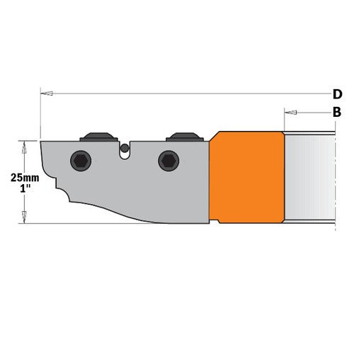 694.012 CMT TESTE PER ANTINE CON PROFILO ORIZZONTALE - Imagen 3 de 3