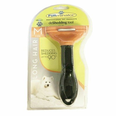 Furminator Deshedding Tool For Long Hair Dogs Medium 21 50lbs
