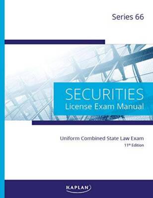 Kaplan Series 66 License Exam Manual, 11th Edition (Paperback): Com - ACCEPTABLE
