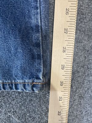 Zena Jeans Womens 16 Blue Denim No Back Pockets Mom High Waist | eBay