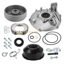 Rear Brake Drum Hub Plate Cover Shoes Seals for Honda Foreman 400 TRX400FW 95-03