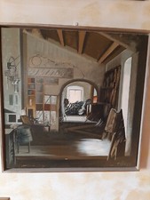 GIANCARLO OSSOLA  OLIO SU TELA