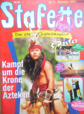 STAFETTE 11 - 1997 Atzteken HANSON-XL-Poster Jan Ullrich Delfine TOUCHE DiCaprio