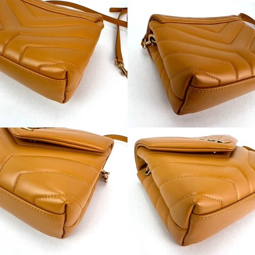 Saint Laurent Calfskin Quilted Toy Loulou Yellow Crossbody Bag Ebay Live - Picture 7 of 10