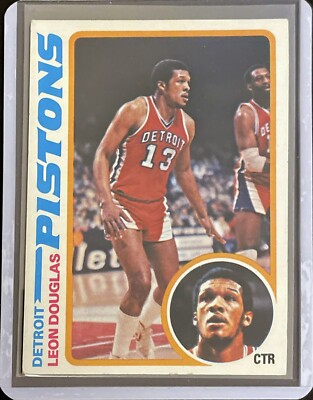 Leon Douglas - 1978 Topps Chewing Gum - Vintage NBA Basketball Card #64