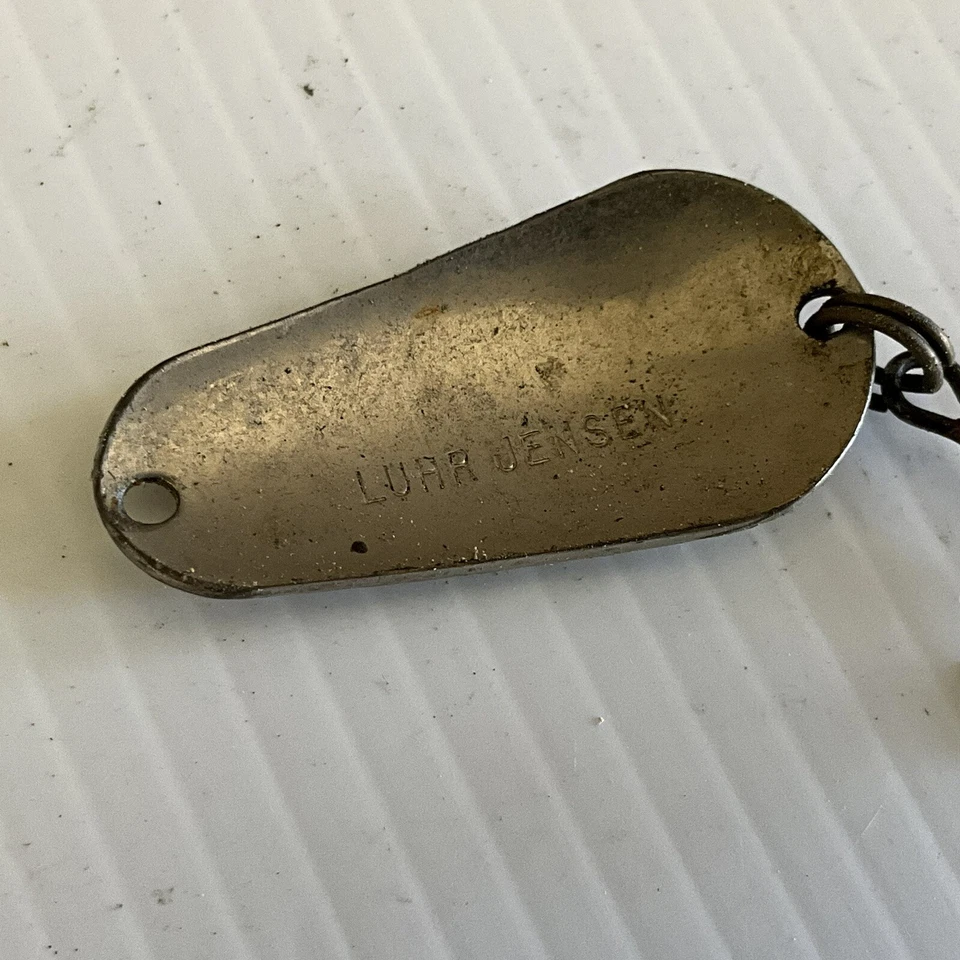 Señuelo de cuchara oscilante martillado vintage LUHR JENSEN Foto 2 de 4
