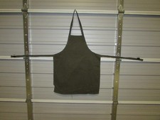 NEW HEAVY DUTY COTTON WORK APRON, 33" x 25", ARMY GREEN I 