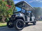 New Silver 6 Passenger Lifted Bintelli Beyond Lsv Golf Cart Lithium