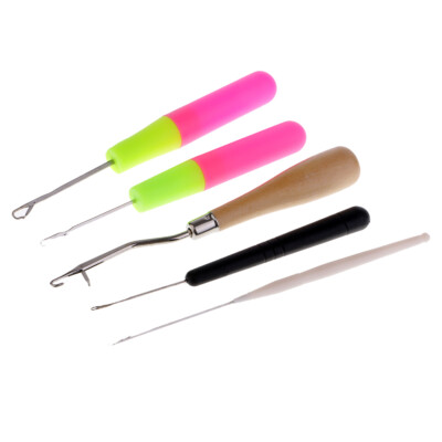 5pcs Latch Hook Crochet Nadeln Für Haar / Micro Braid Dread Lock