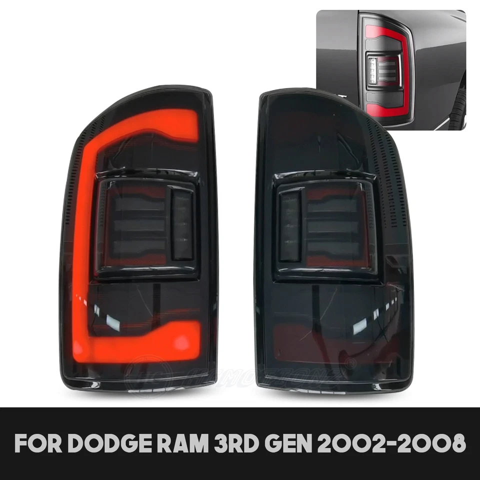 Luzes traseiras de LED para 2002-2006 Dodge Ram 1500 2003-2006 Ram 2500 3500 animação - Imagem 4 de 4