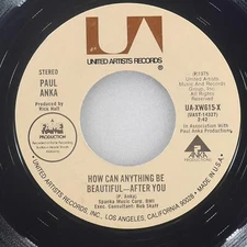 PAUL ANKA Anything Be Beautiful / Like To Sleep UNITED ARTISTS UA-XW615-X VG+
