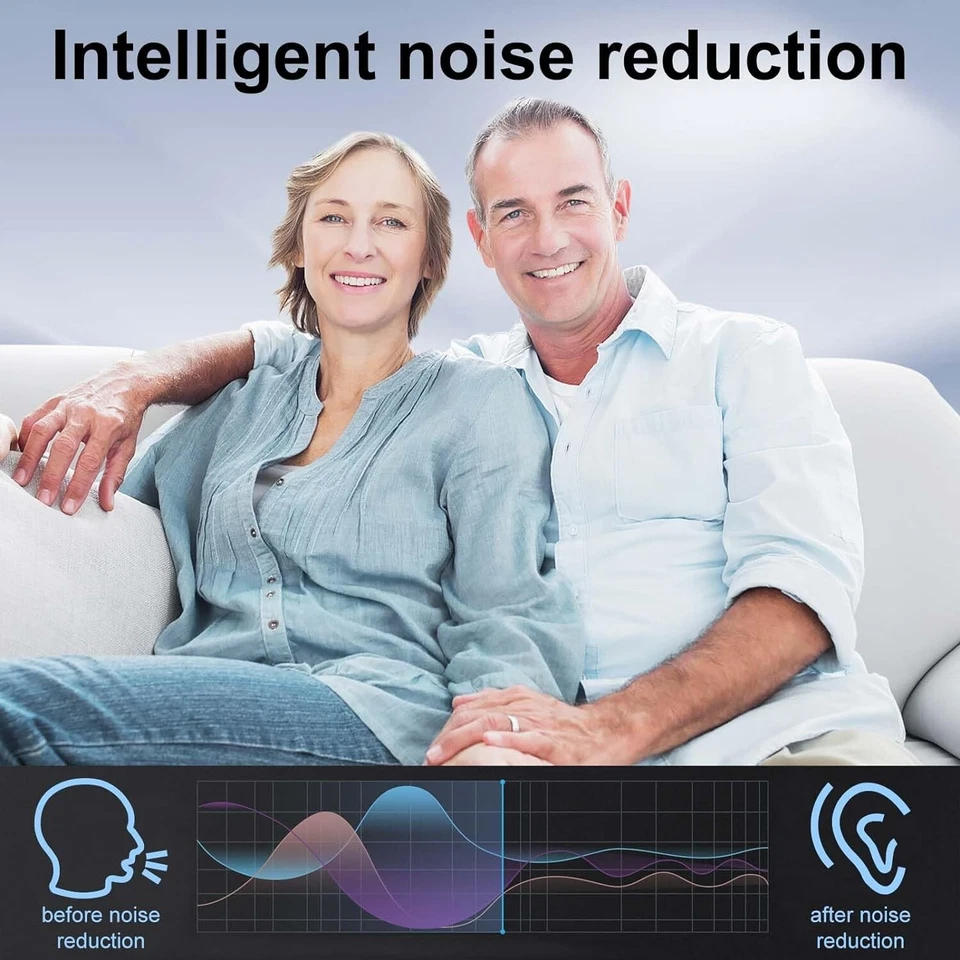 Aparatos Auditivos Para Sordos Audifonos Ancianos Oidos Amplificador Recargable Foto 4 de 4