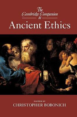 The Cambridge Companion to Ancient Ethics Bobonich Hardback 9781107053915