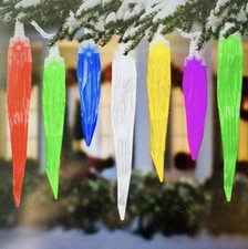 Gemmy Orchestra of Lights 24-Count Multi-function LED Plug-In Christmas Icicle