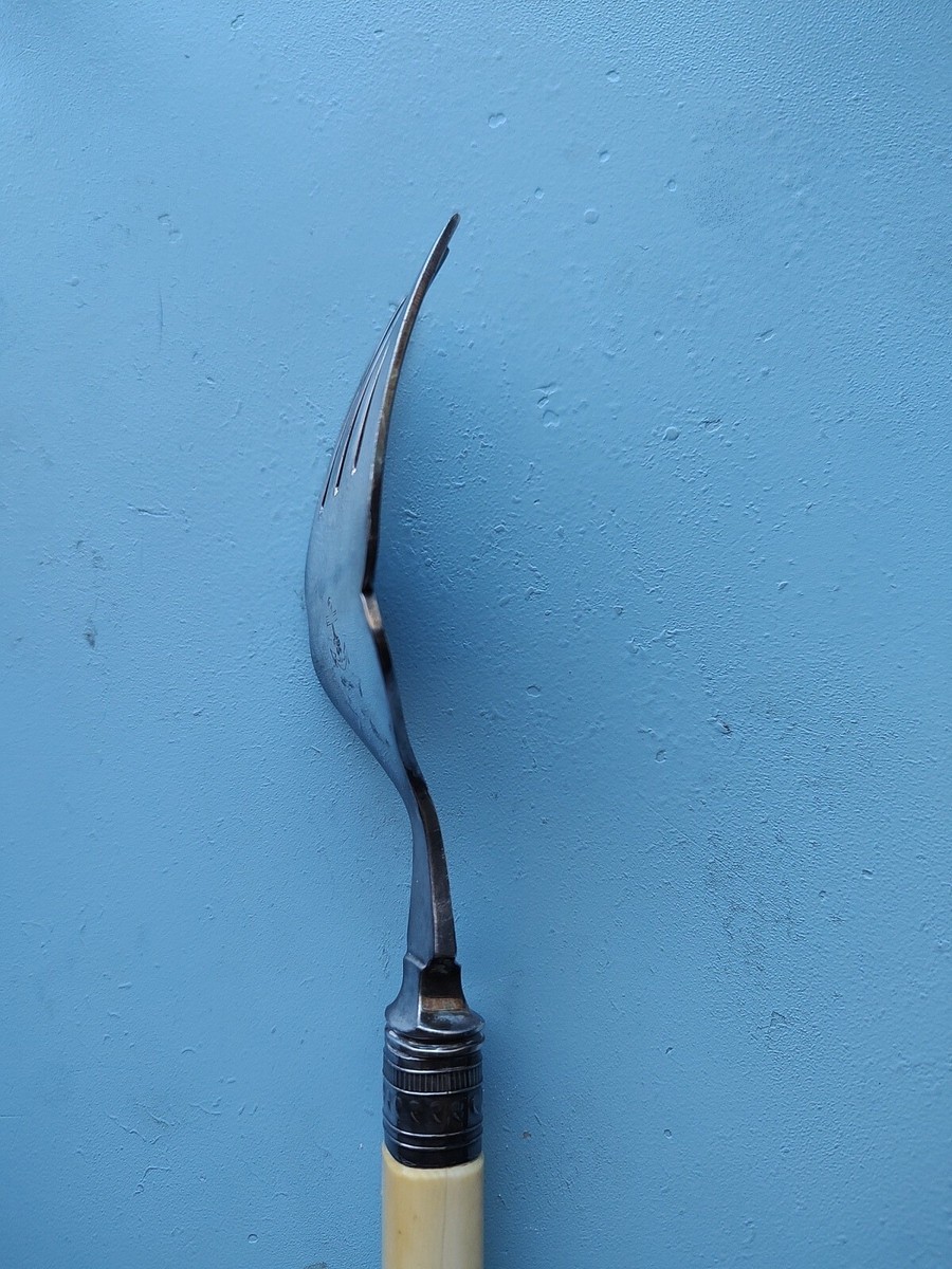 Imperial Japanese Navy WW2 Officer's Serving Fork Silverware