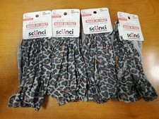 4 Pack: Scunci Luxe Feel Seamless Comfort Headwrap, Leopard Print (3739-R9P1b)
