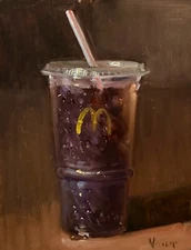 McDonald's DC 18x24 By VERRIER Still life oil painting