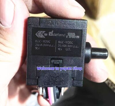 1pc NEW DEFOND BGC-1120C 20A 36VDC Trigger Switch 23093  #E2