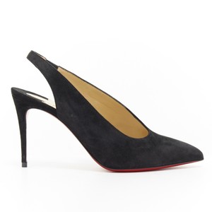 black suede pumps mid heel