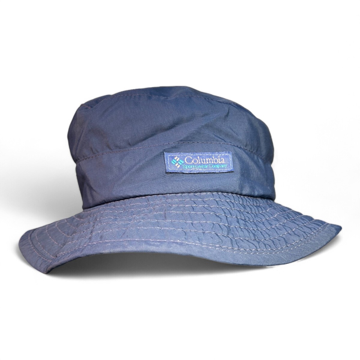 Vintage Columbia Shade Sun Unisex Size Medium Dark Blue Bucket Hat