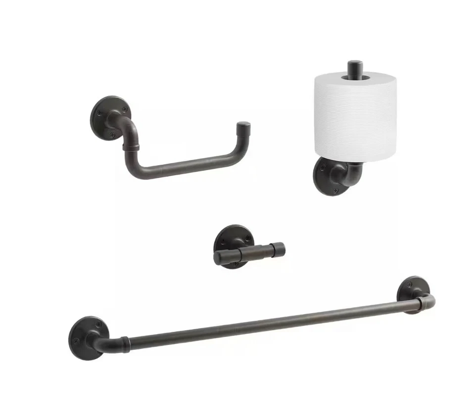 Toallero KOHLER 24 pulgadas accesorio de baño pared colgante bronce frotado con aceite Foto 2 de 3