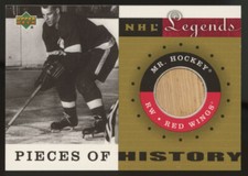 2000-01 Upper Deck NHL Legends Gordie Howe Mr. Hockey Pieces of History #PH-GH