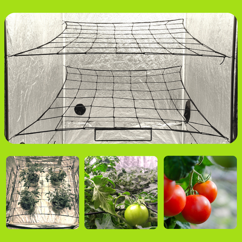 MEGALUXX 2PK Scrog Net Grow Tent Netting For 4x4/5x5 Grow Tents eBay