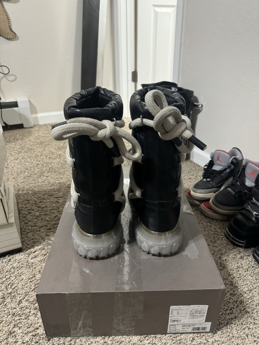 Size 10-Rick Owens lunar tractor boots Mega Lace | eBay Size 10-Rick Owens lunar tractor boots Mega Lace | eBay