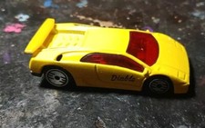 1990 Vintage Hot Wheels Yellow Lamborghini Diablo 1/64 Diecast Car