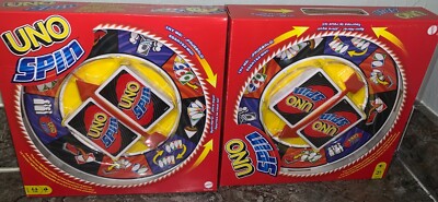 Mattel UNO Spin The Next Revolution Of The Classic Family Fun Card Complete Game