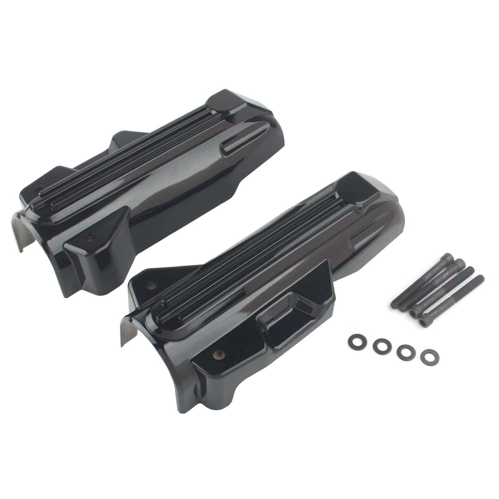 For Harley Touring FLH FLT Models 14+ Lower Fork Covers Upper Fork Slider Accent