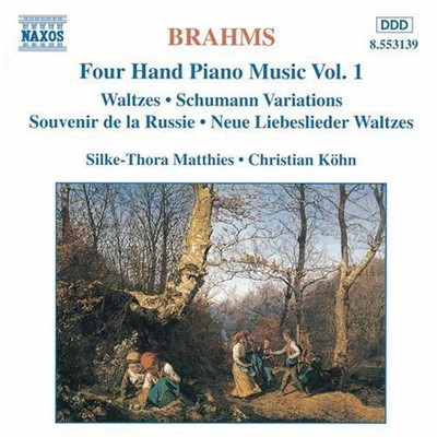 BRAHMS / MATTHIES / KOHN - 4 HAND PIANO MUSIC 1 NEW CD