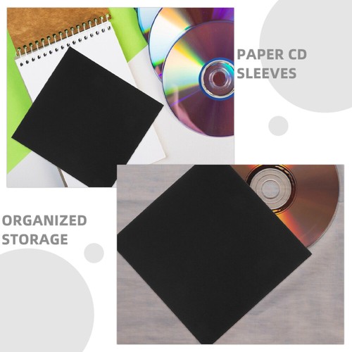 10 Pcs CD Bag Carrying Case Dvd Holder Travel Paper Storage Envelope - Afbeelding 9 van 12