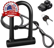 Candado Para Bicicleta Moto 16mm Lock Pin Con Alarma Bloqueo De Disco Nergo NEW.