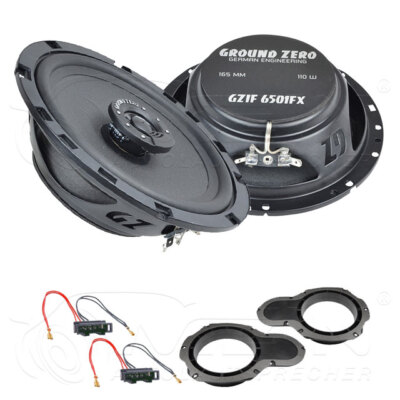 GROUND ZERO LAUTSPRECHER für VW PASSAT CC Typ 35 2008-2016 Front Vorn 110W #AHP2